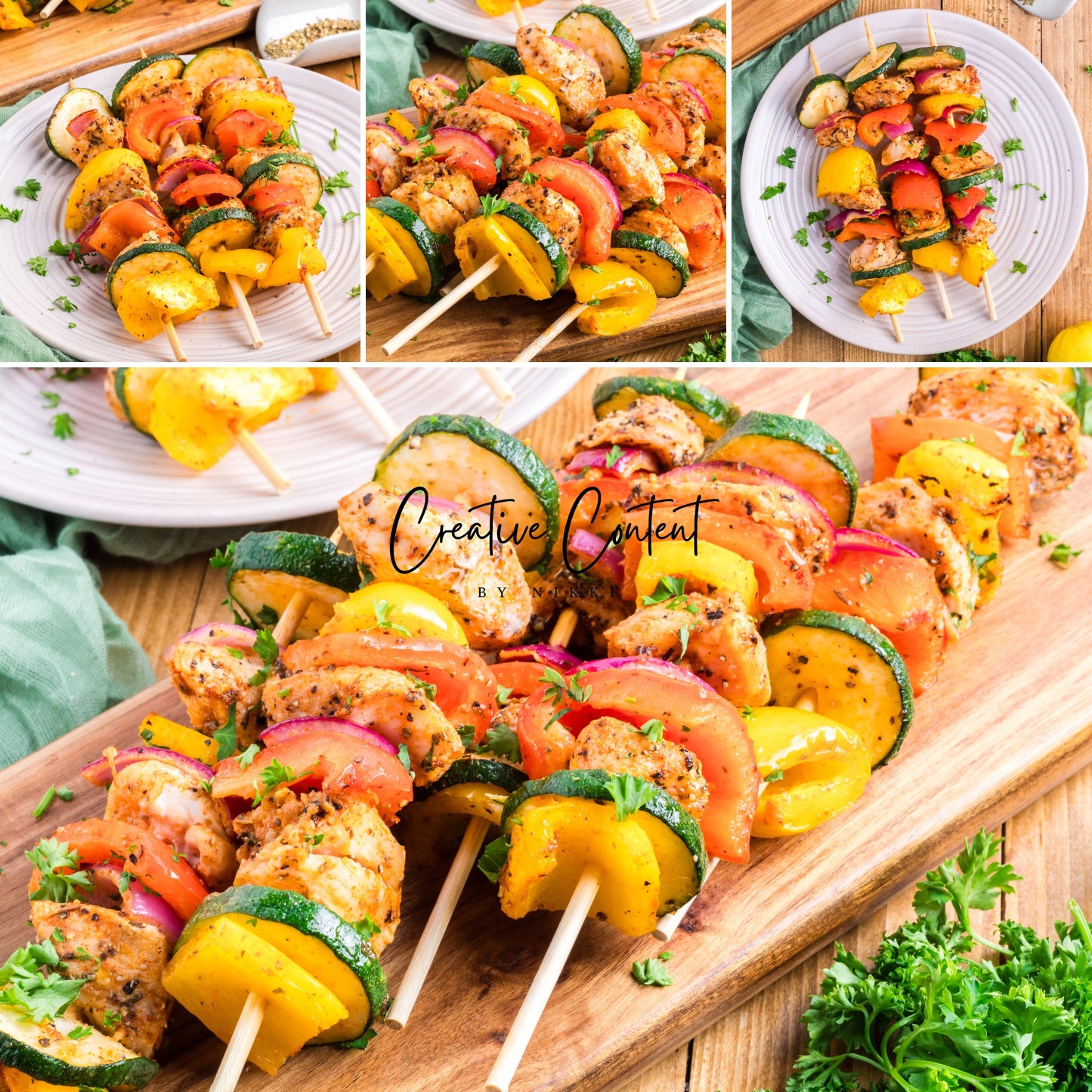 Baked Chicken Skewers - Set 3 of 3