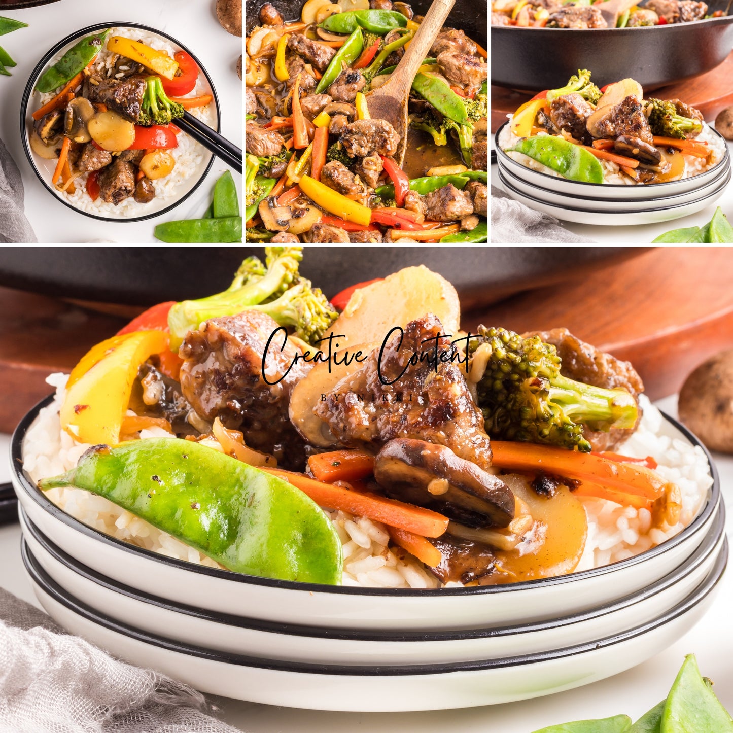 Beef Chop Suey - Set 1 of 2