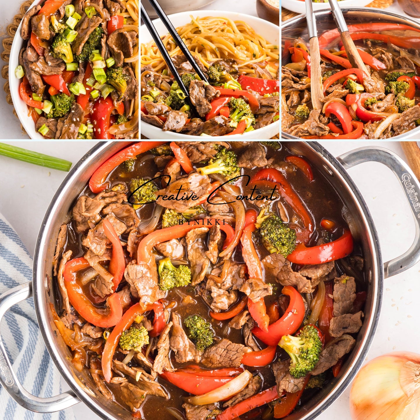 Beef Teriyaki Stir Fry -   Set 1 of 2