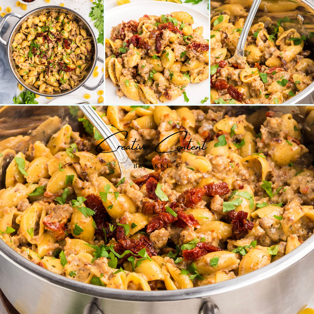 Creamy Shells and Sausage - Exclusive
