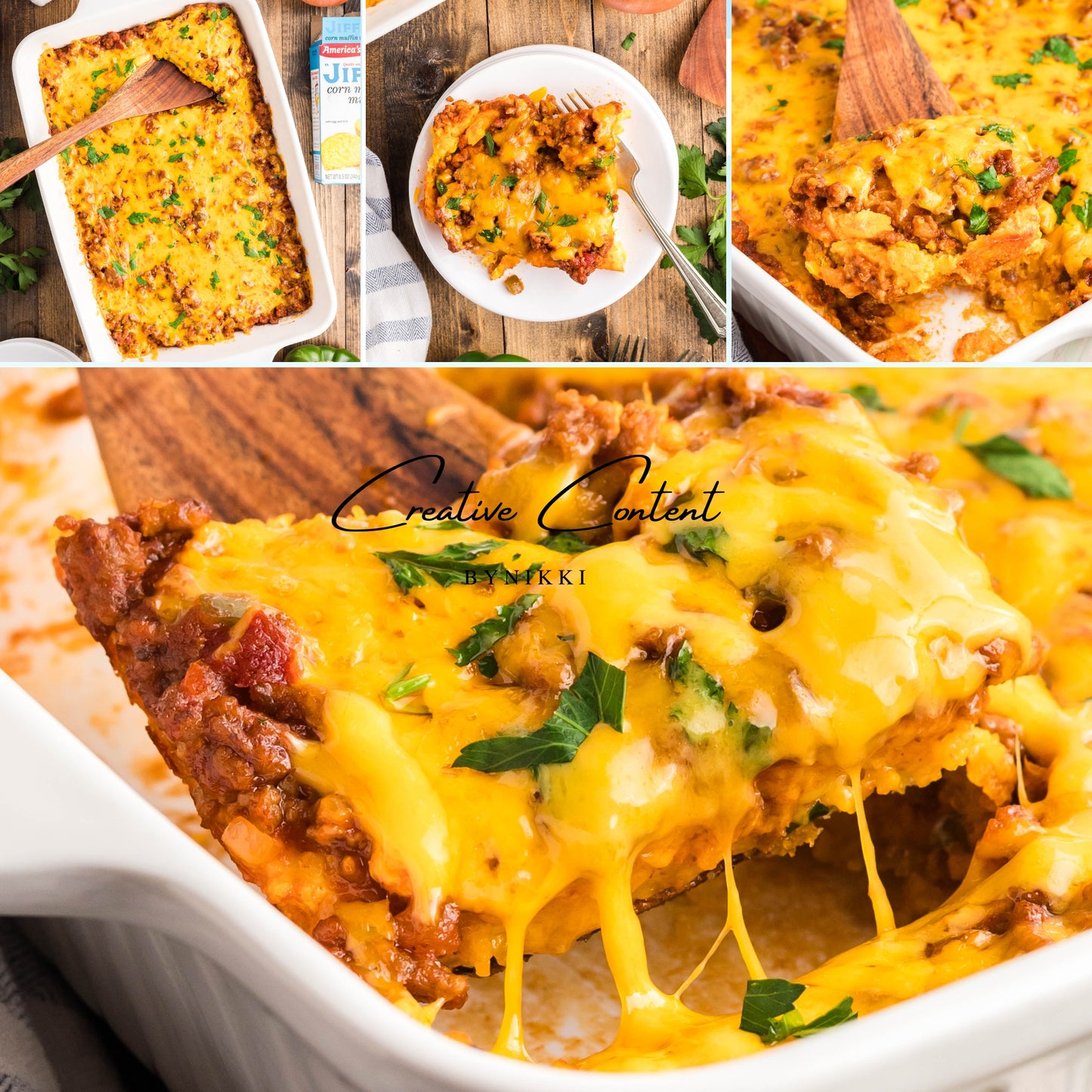 Sloppy Joe Cornbead Casserole - Exclusive