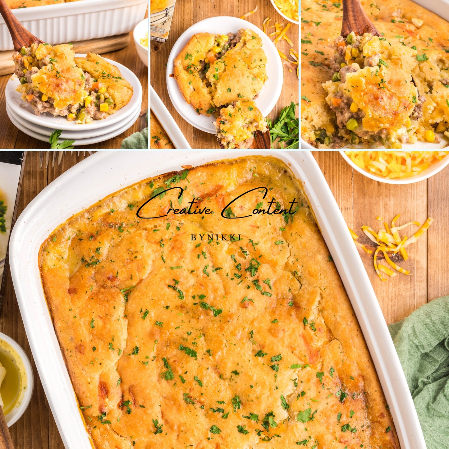 Cheddar Bay Ground Beef Cobbler -  Exclusive