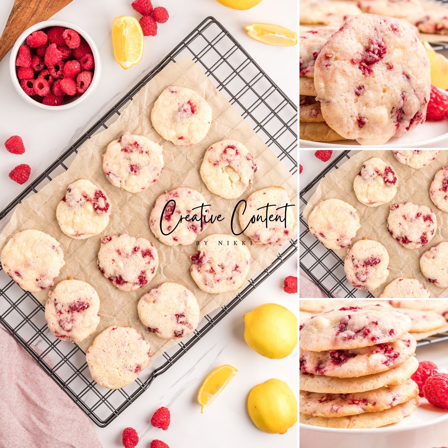 Raspberry Lemon Cookies-Exclusive