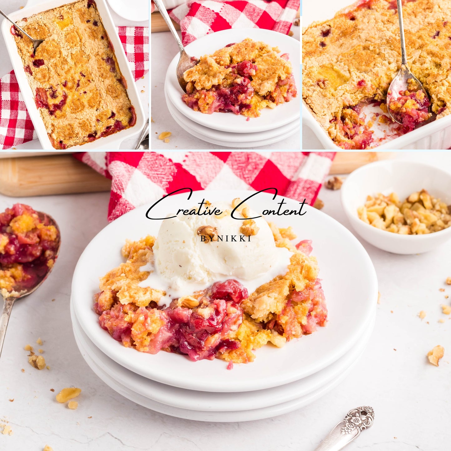 Pineapple Dump Cake With Cherries - Exclusive