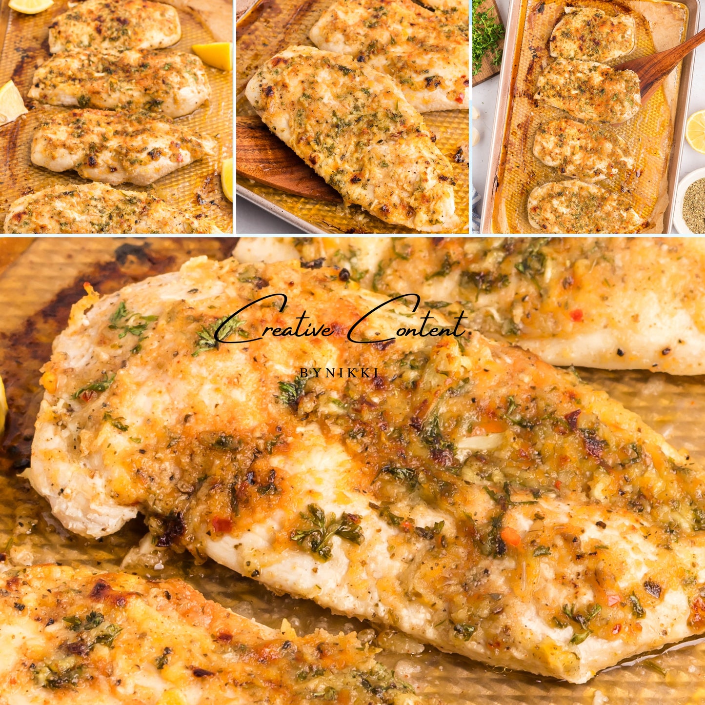 Baked Garlic Parmesan Chicken  -  Exclusive