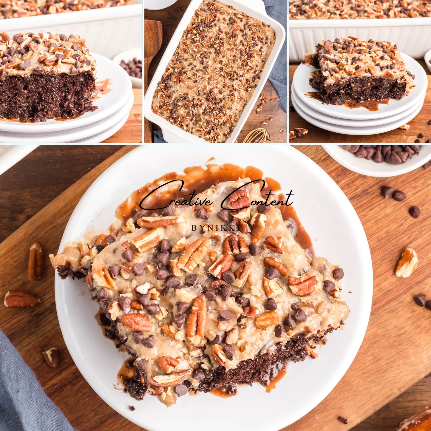 German Chocolate Poke Cake - Exclusive
