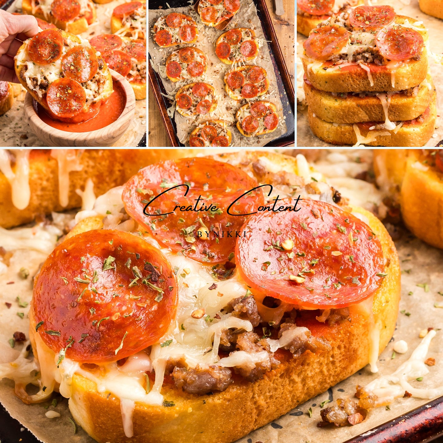 Texas Toast Pizzas - Exclusive