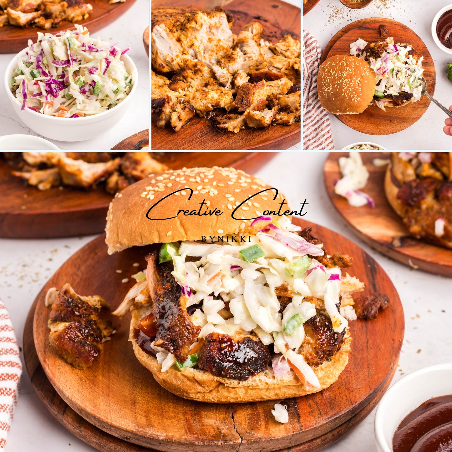 Pulled Pork Burgers + Spicy Coleslaw - Exclusive