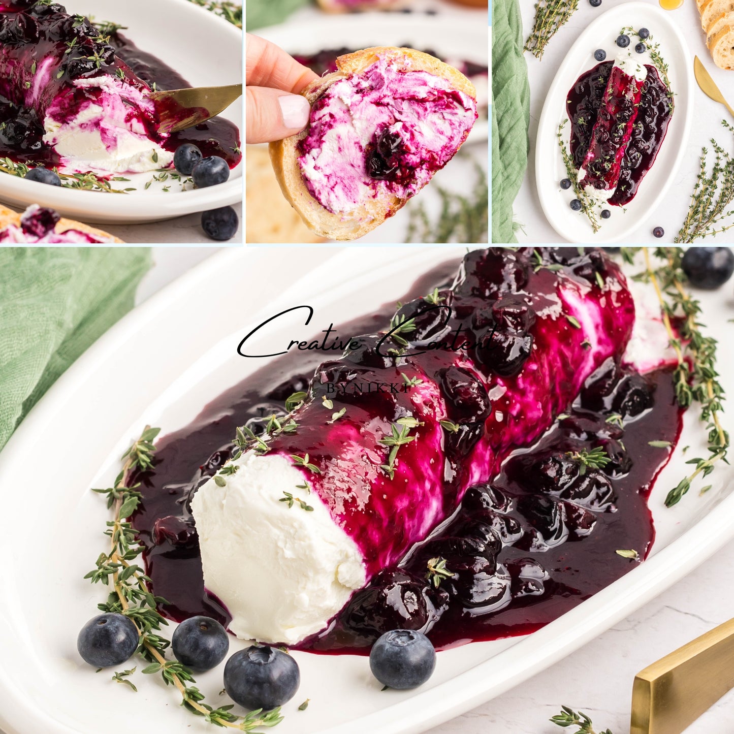 Blueberry Goat Cheese Appetizer - Exclusive