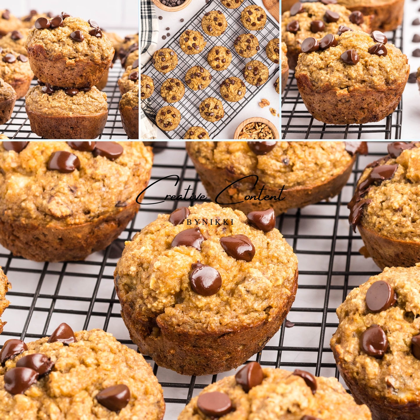 Banana Oatmeal Muffins - Set 1 of 2