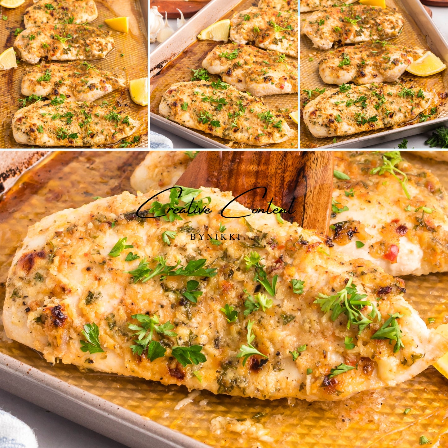 Baked Garlic Parmesan Chicken  -  Exclusive