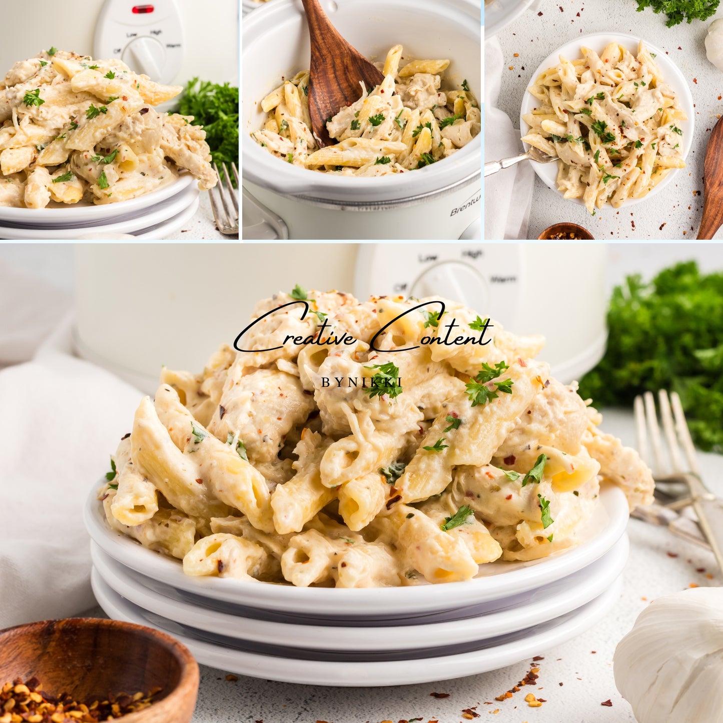 Garlic Parmesan Chicken Crockpot - Exclusive