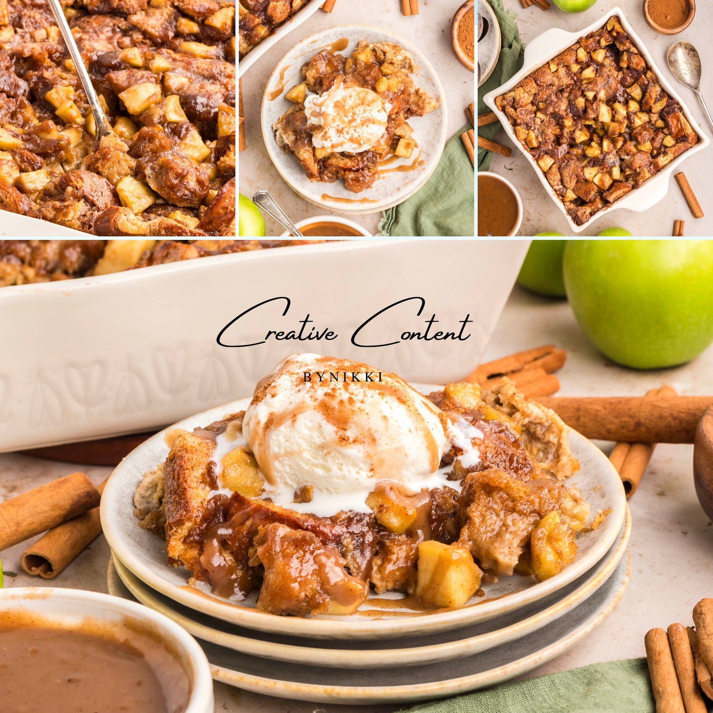Apple Pie Bread Pudding - Exclusive