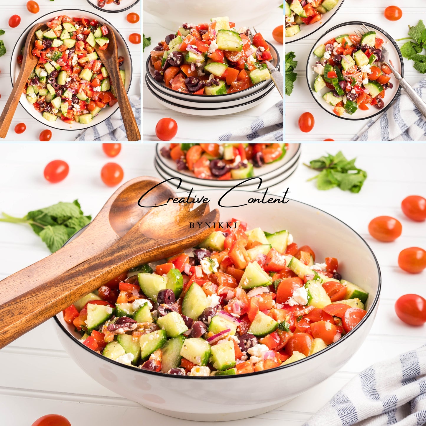 Greek Chopped Salad - Set 2 of 2
