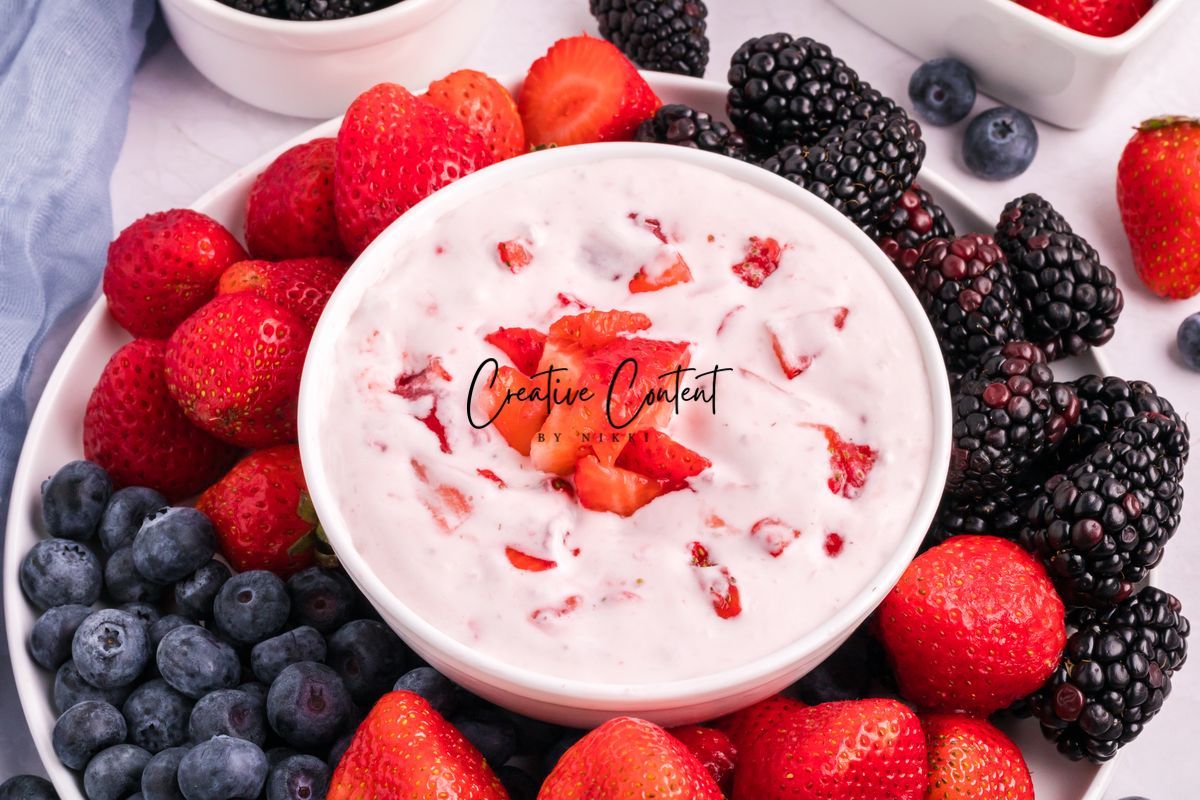 3 Ingredient Fruit Dip - Exclusive