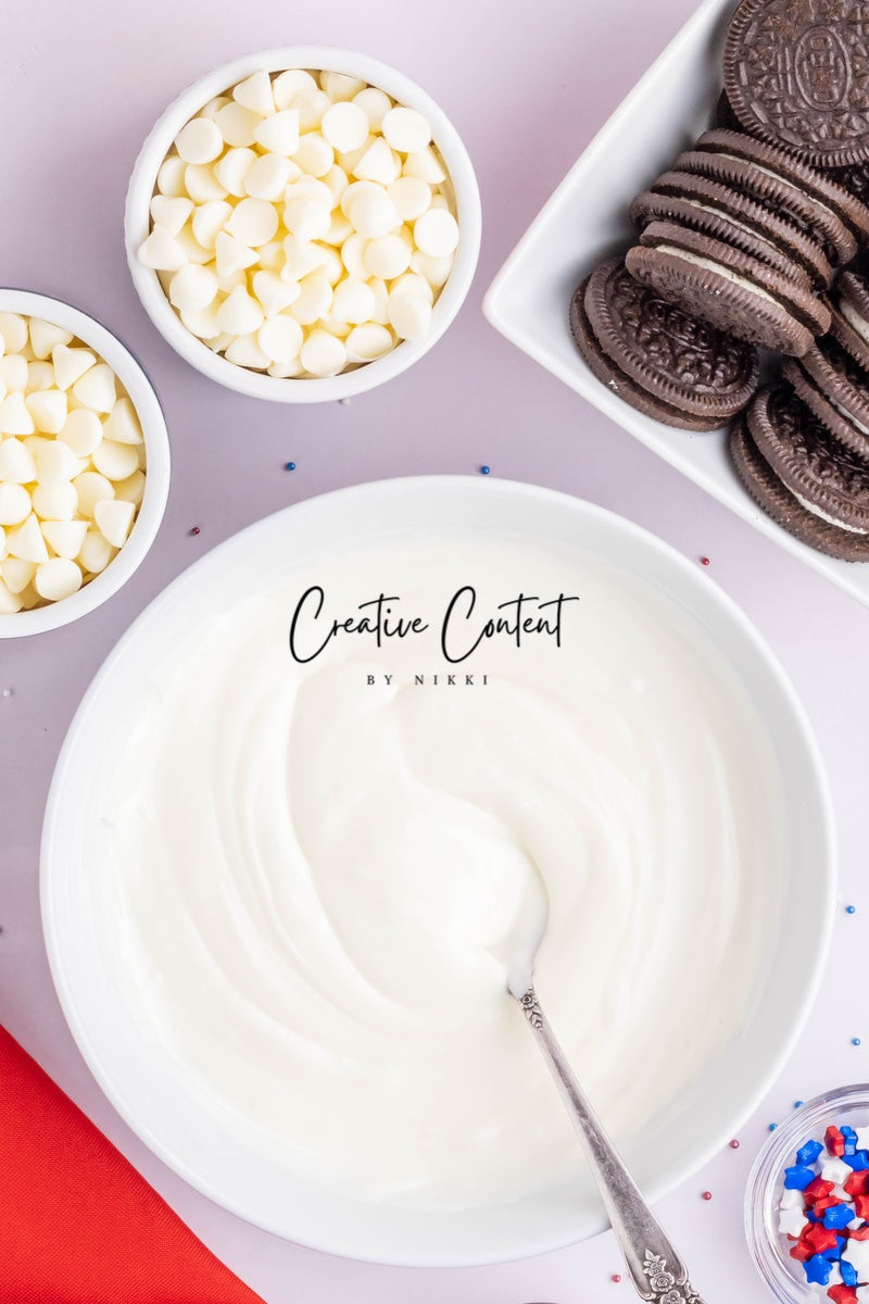 White Chocolate Covered Oreos (4th of July or Labor Day)- Exclusive