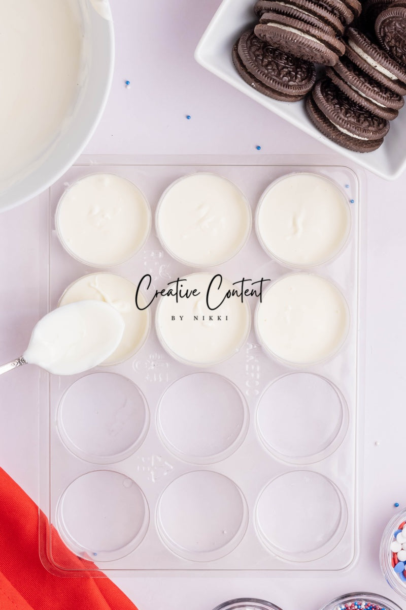 White Chocolate Covered Oreos (4th of July or Labor Day)- Exclusive