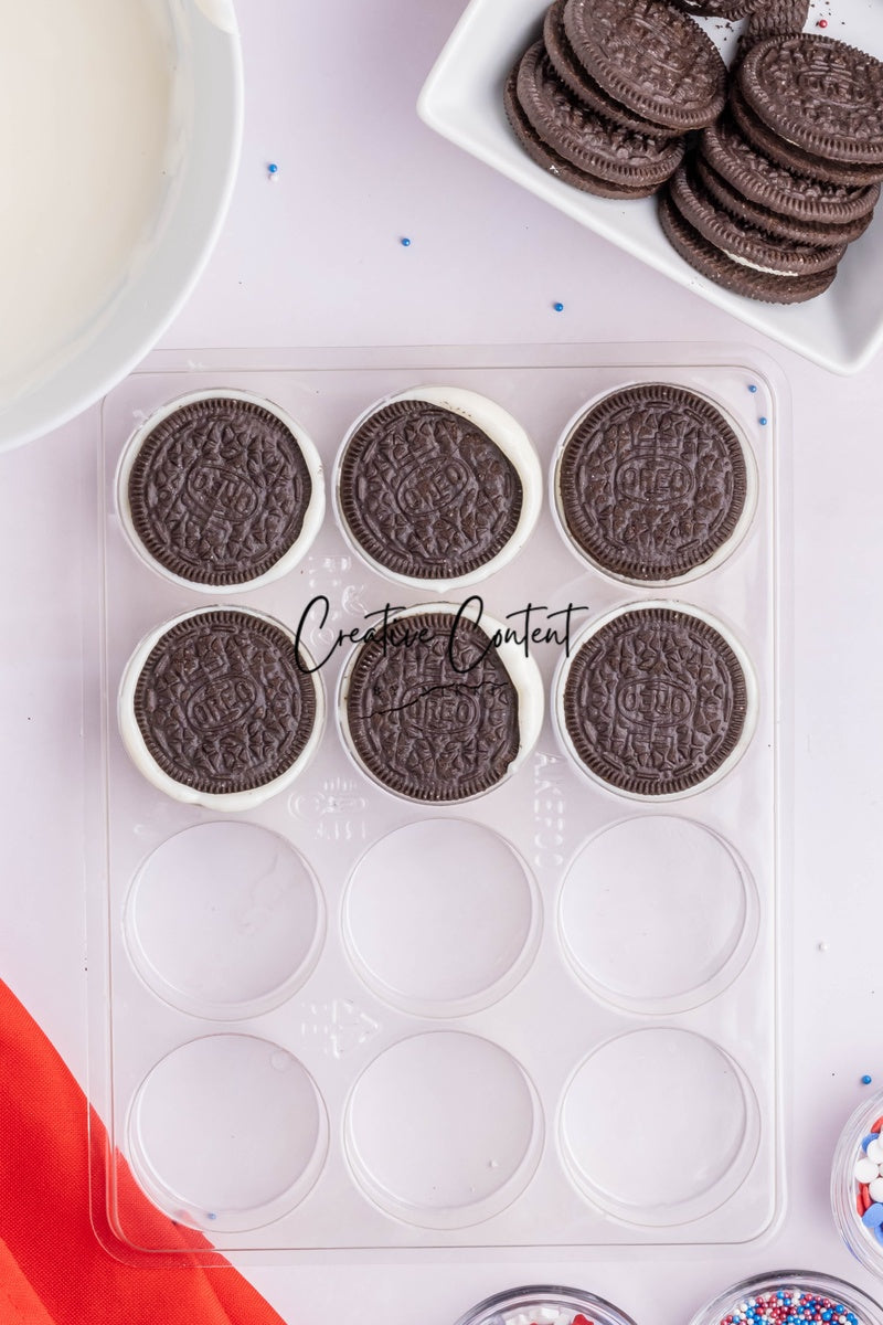 White Chocolate Covered Oreos (4th of July or Labor Day)- Exclusive