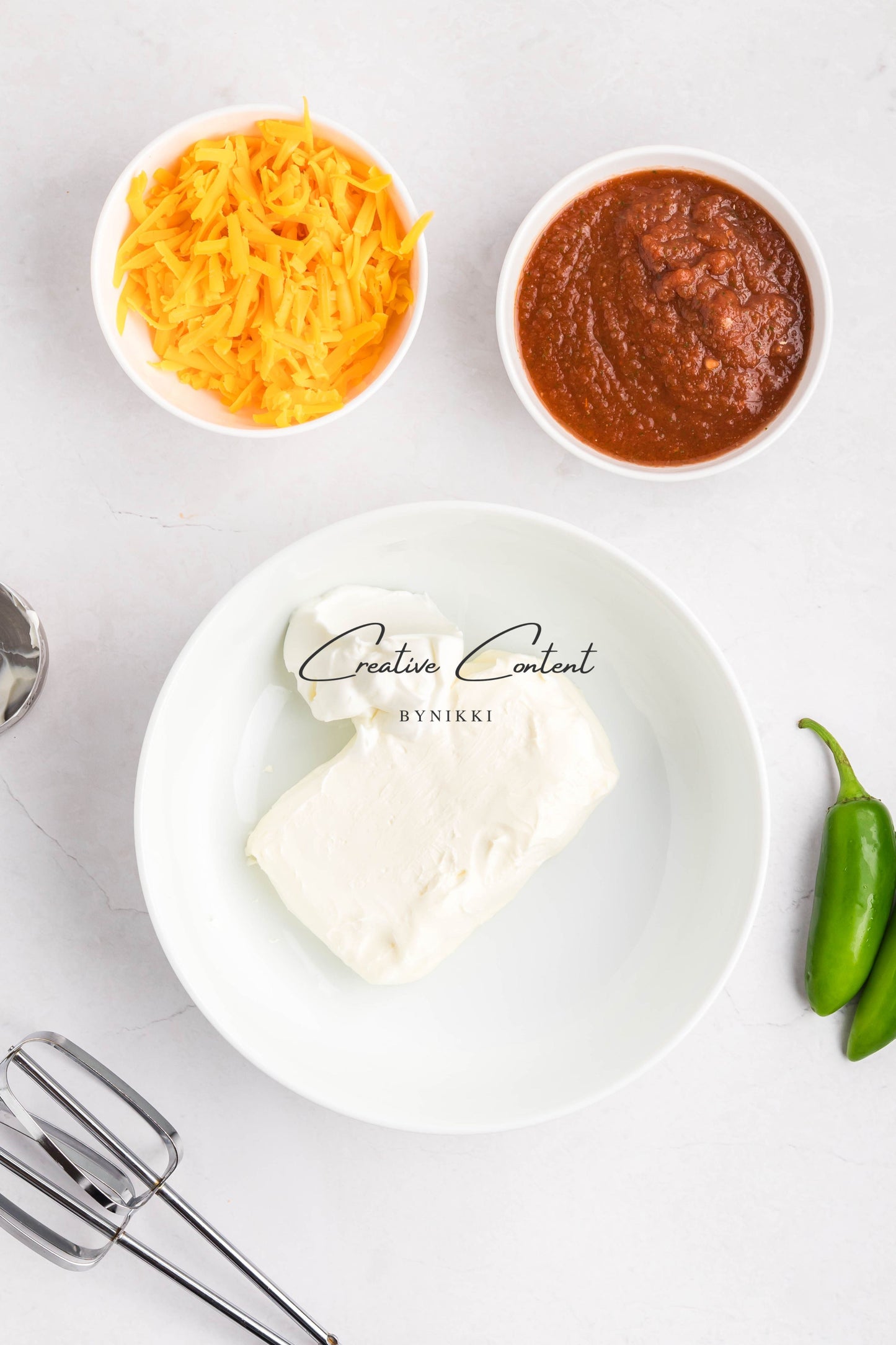 5 Minute Cream Cheese Salsa Dip - Set 1 of 2