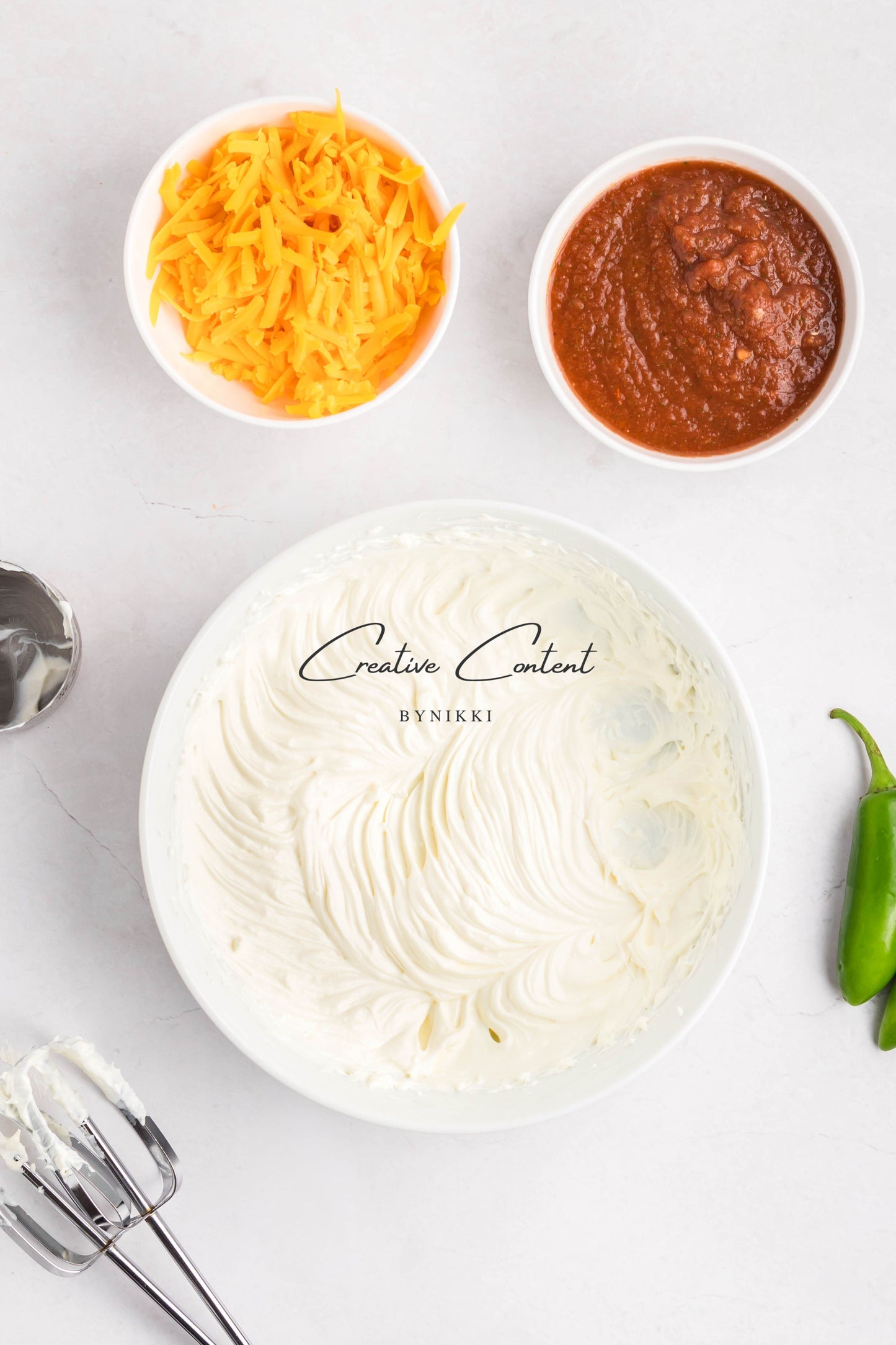 5 Minute Cream Cheese Salsa Dip - Set 1 of 2