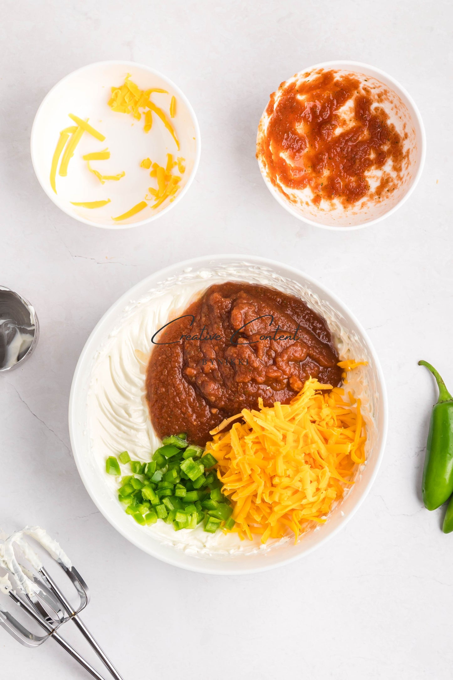 5 Minute Cream Cheese Salsa Dip - Set 1 of 2
