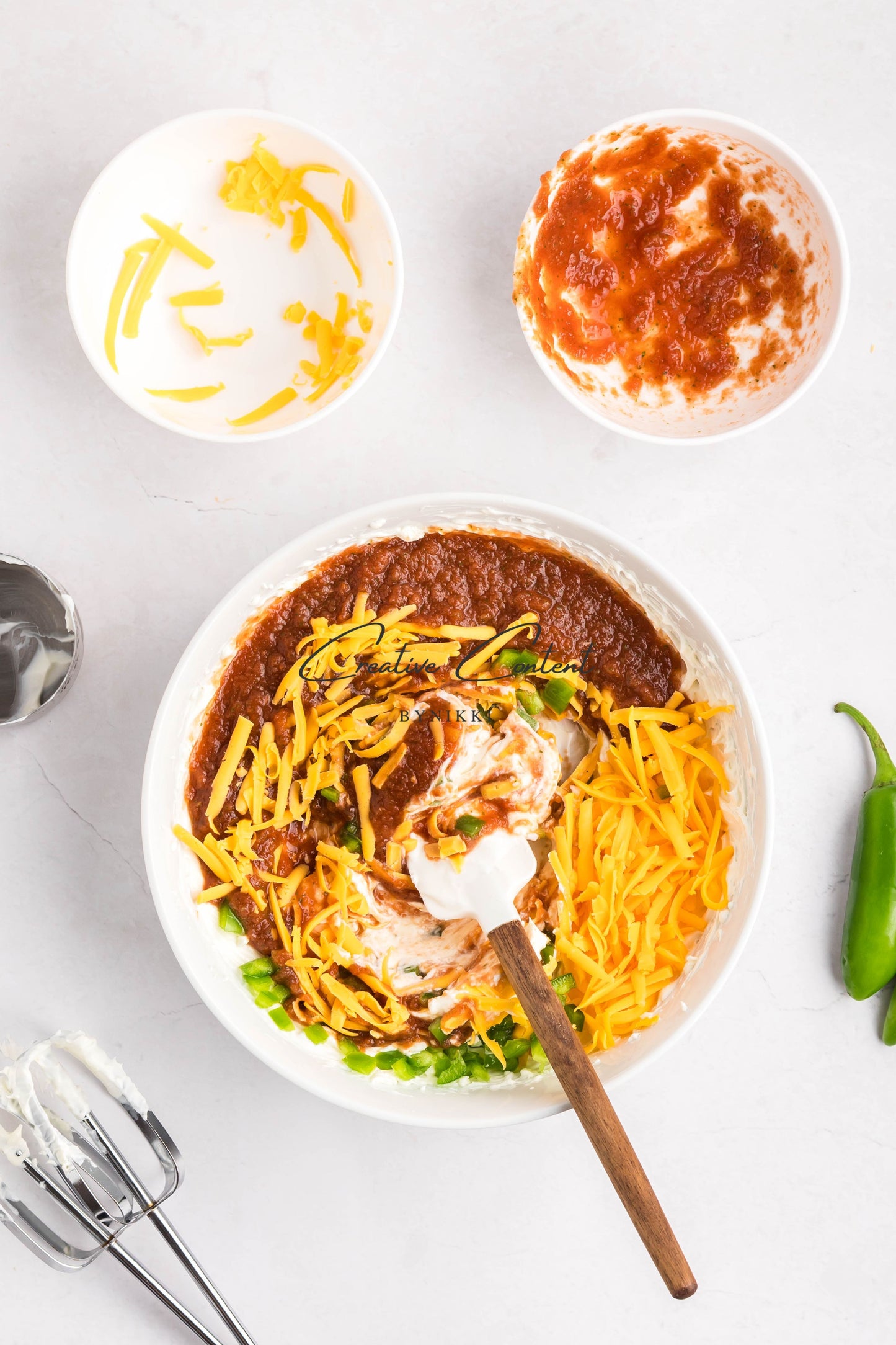 5 Minute Cream Cheese Salsa Dip - Set 1 of 2