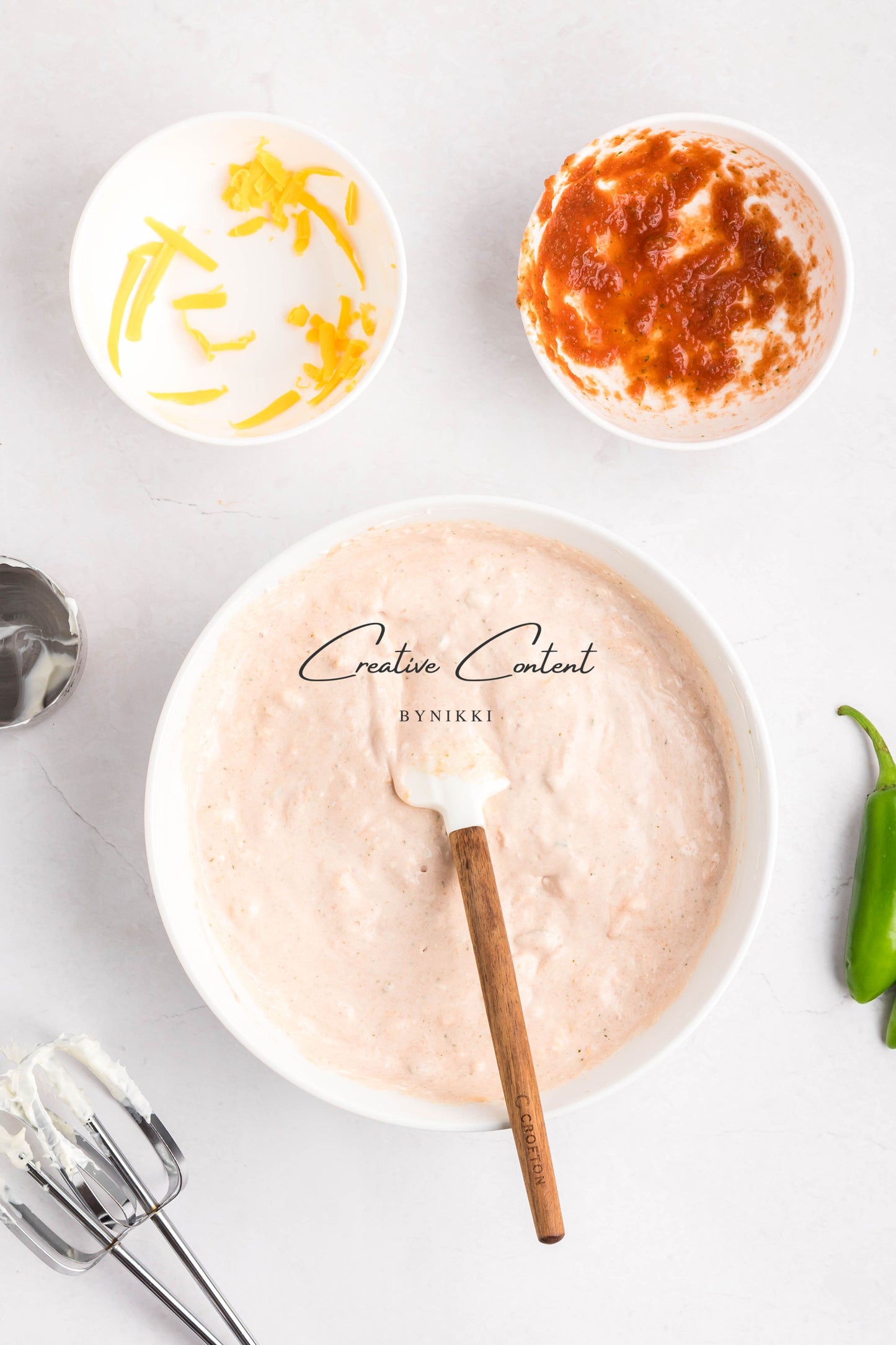 5 Minute Cream Cheese Salsa Dip - Set 1 of 2