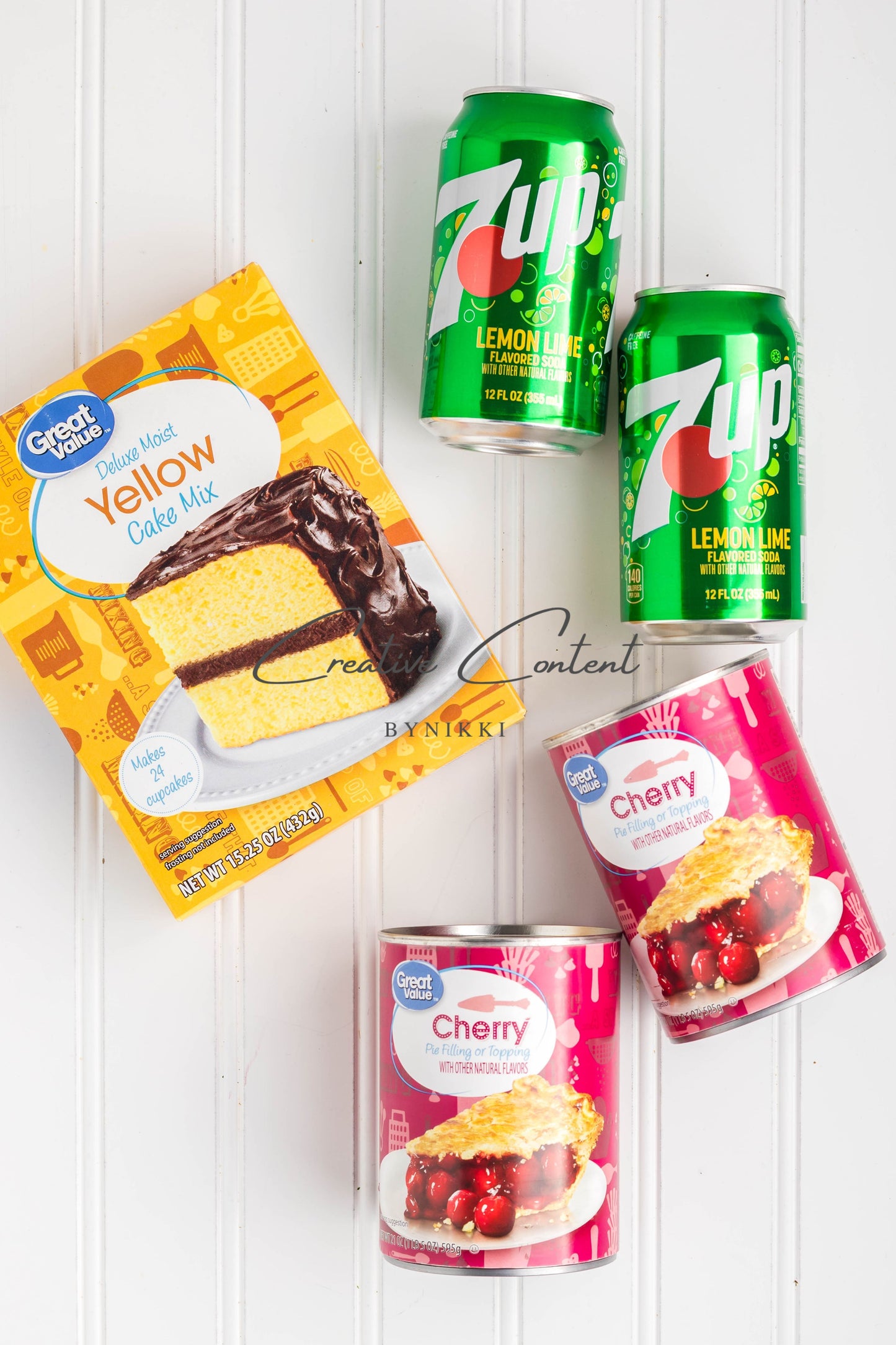 7up Cherry Cobbler Dump Cake - Exclusive