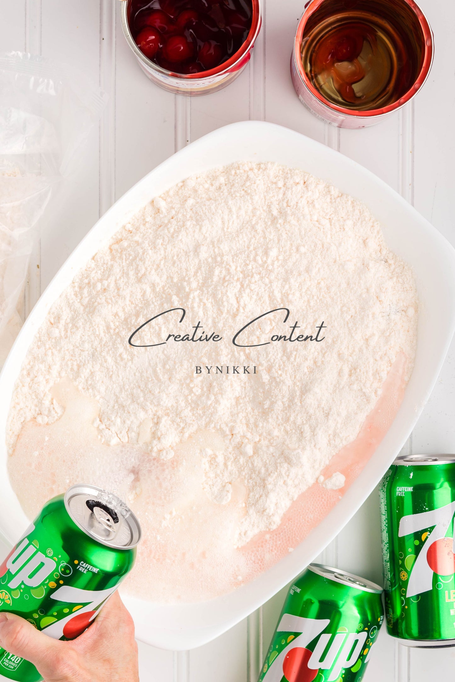 7up Cherry Cobbler Dump Cake - Exclusive