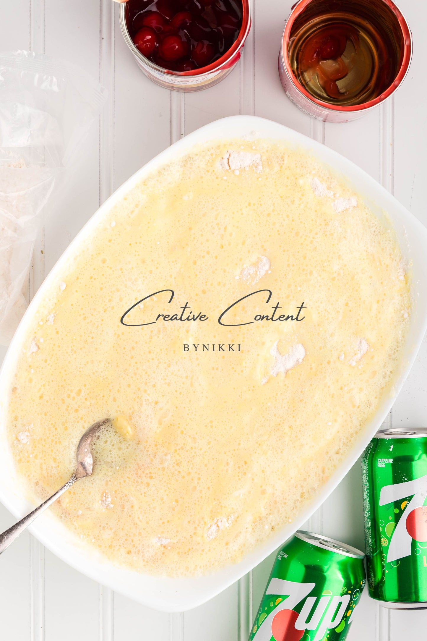 7up Cherry Cobbler Dump Cake - Exclusive
