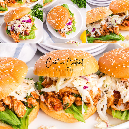 Barbecue Chicken Sandwiches + Homemade Coleslaw - Exclusive