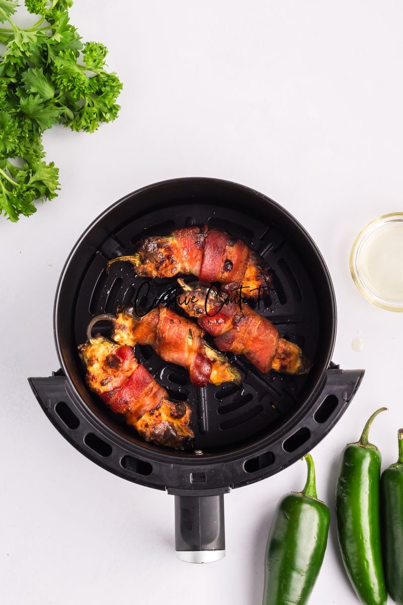 Air Fryer Bacon Wrapped Jalapeno Poppers - Set 3 of 3