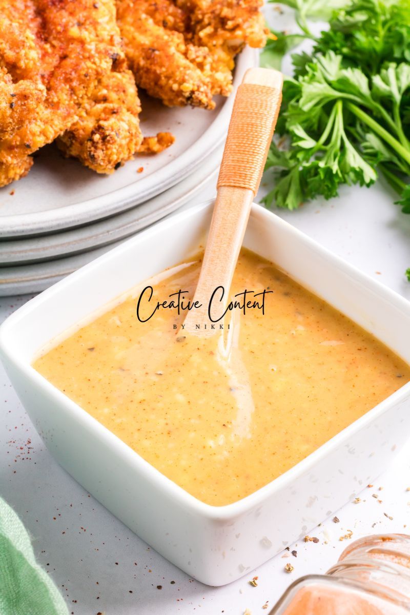 Air Fryer Breaded Chicken + Honey Mustard Sauce - Set 1 of 2