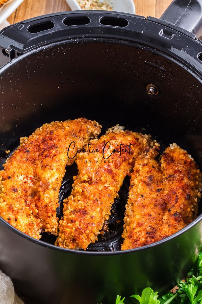 Air Fryer Breaded Chicken + Honey Mustard Sauce - Set 2 of 2