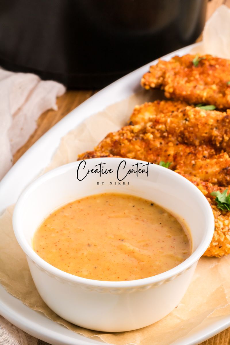 Air Fryer Breaded Chicken + Honey Mustard Sauce - Set 2 of 2