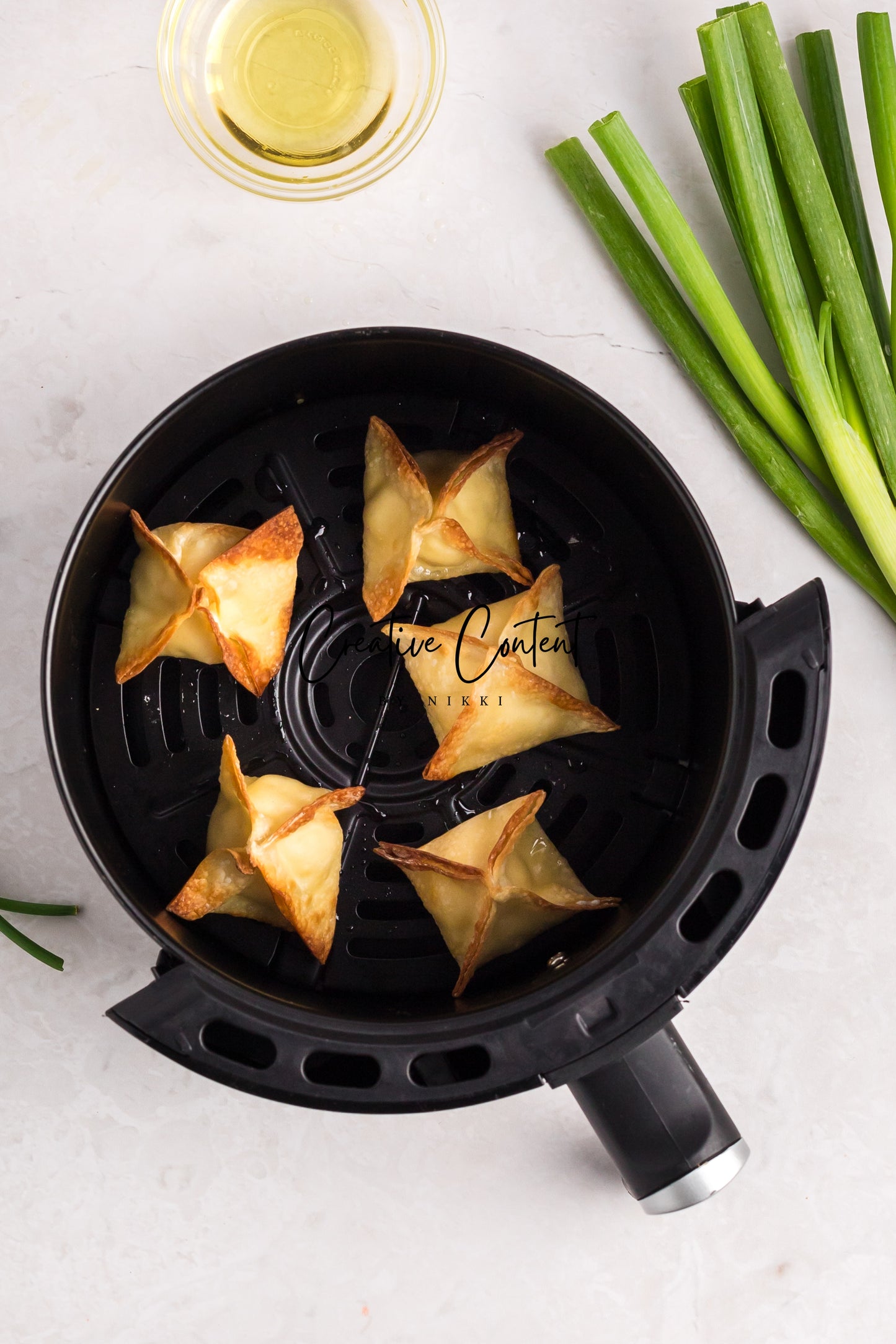 Air Fryer Cream Cheese Wontons + Sweet N Sour Sauce - Set 2 of 2