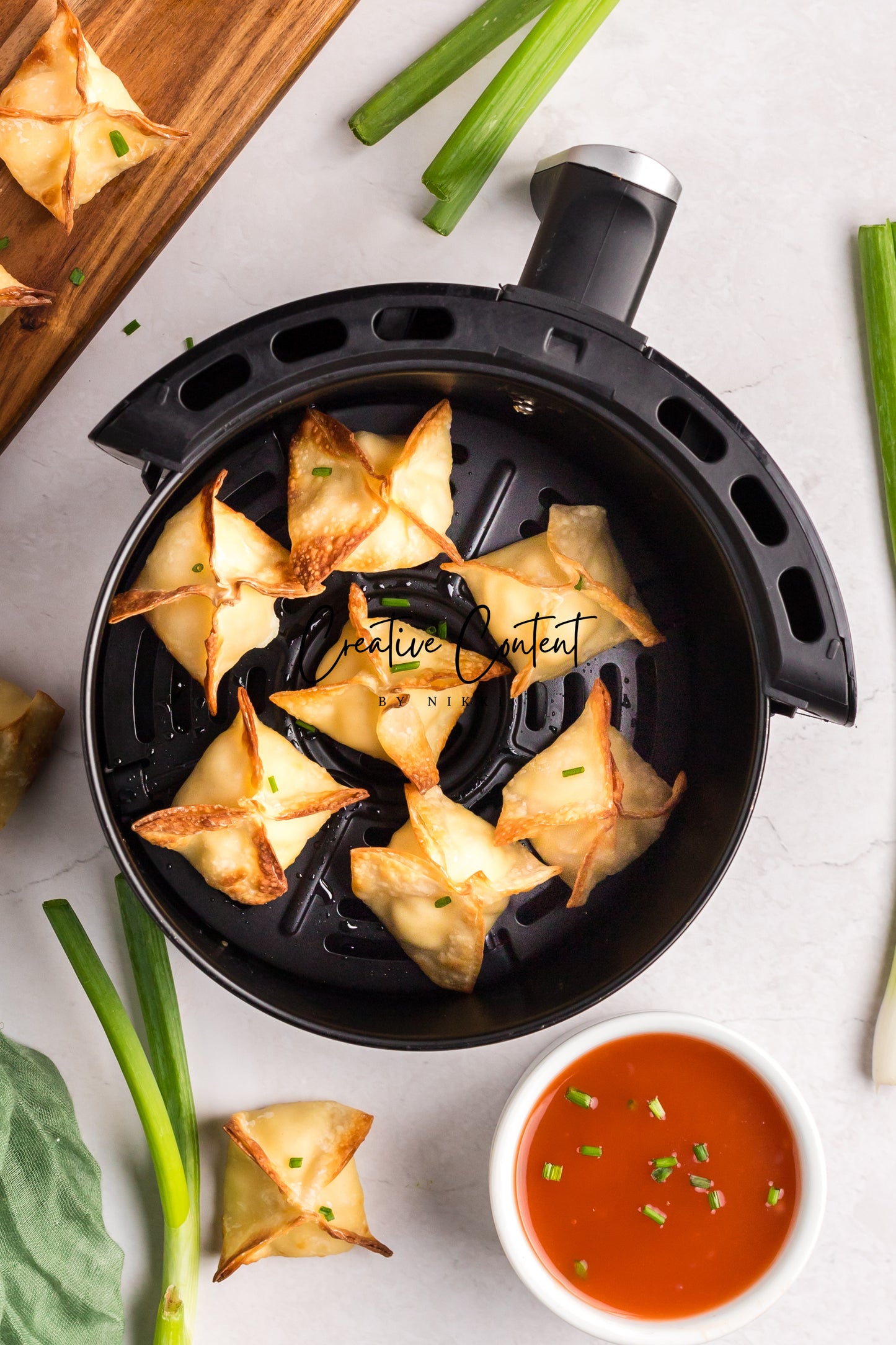 Air Fryer Cream Cheese Wontons - Set 1 of 2