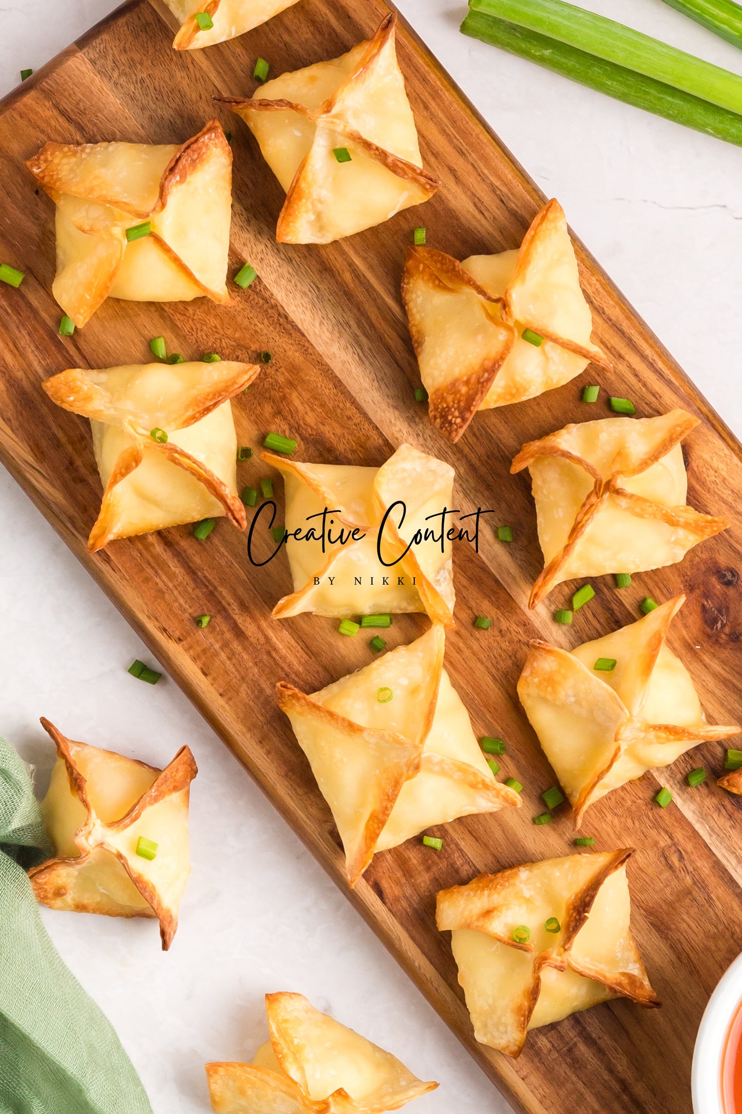 Air Fryer Cream Cheese Wontons - Set 1 of 2