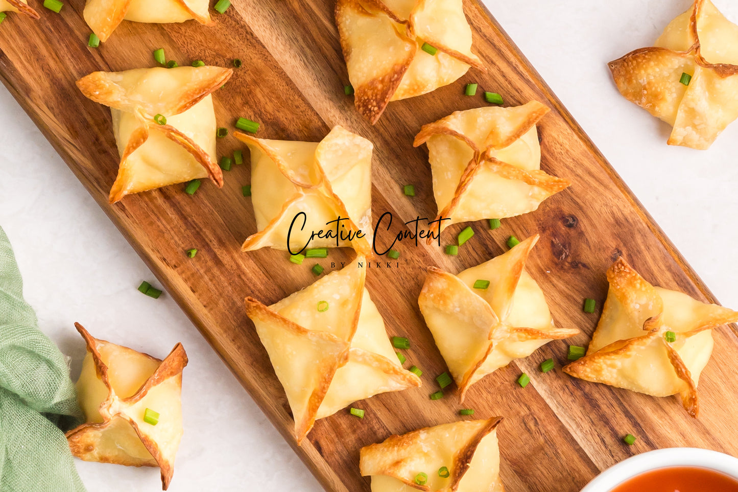 Air Fryer Cream Cheese Wontons - Set 1 of 2