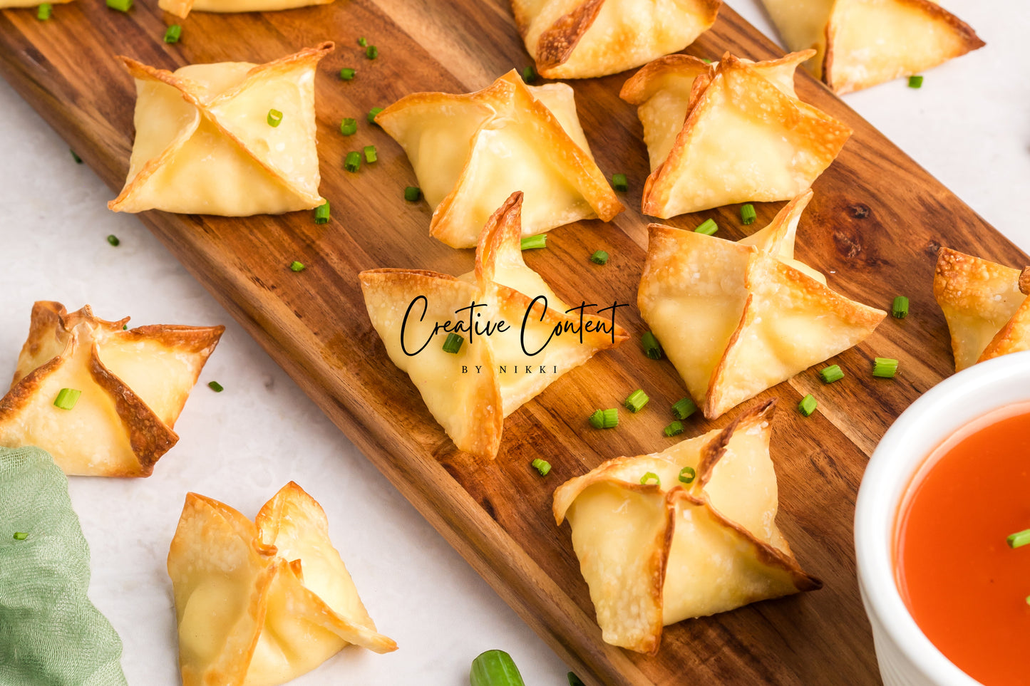 Air Fryer Cream Cheese Wontons - Set 1 of 2