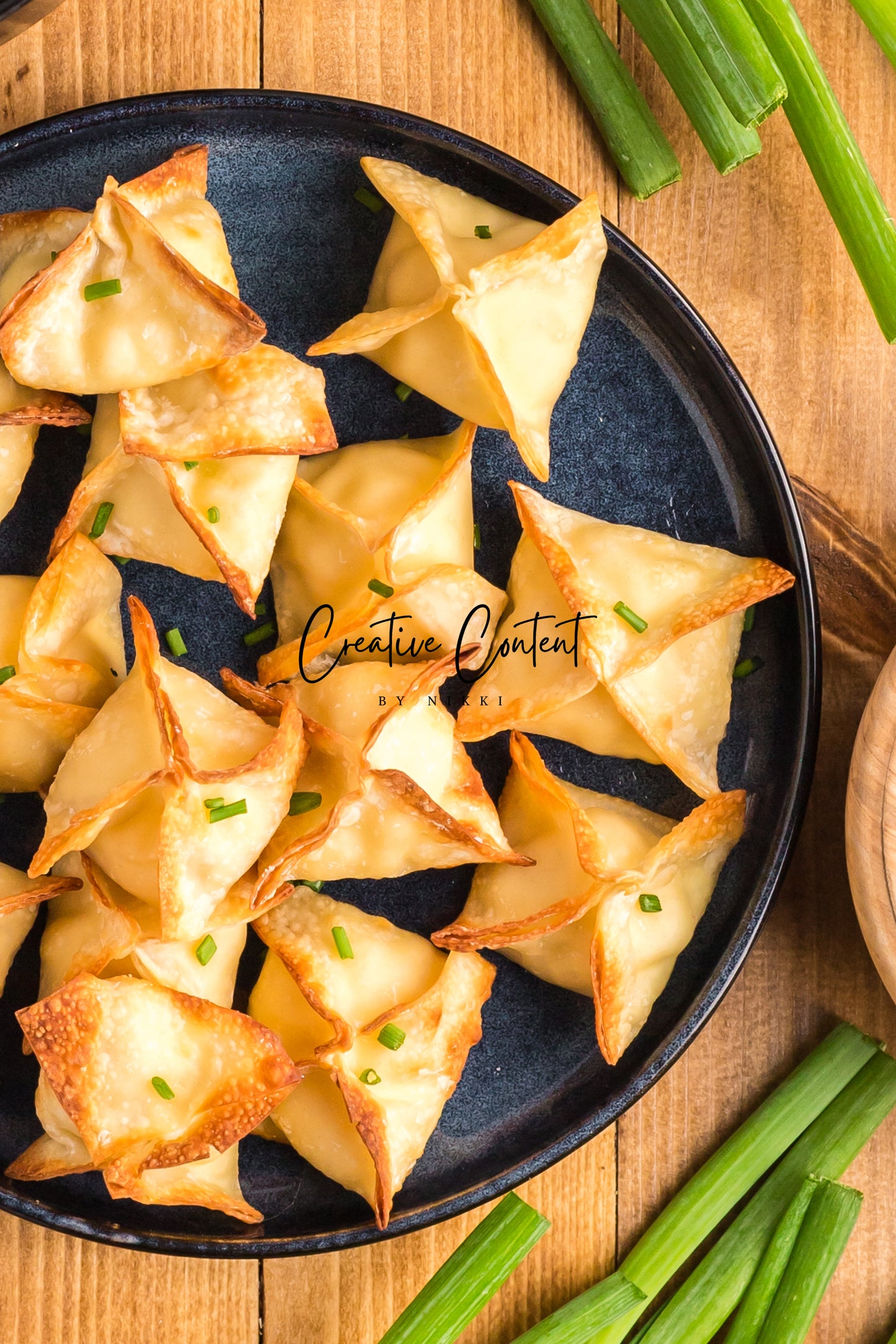 Air Fryer Cream Cheese Wontons + Sweet N Sour Sauce - Set 2 of 2