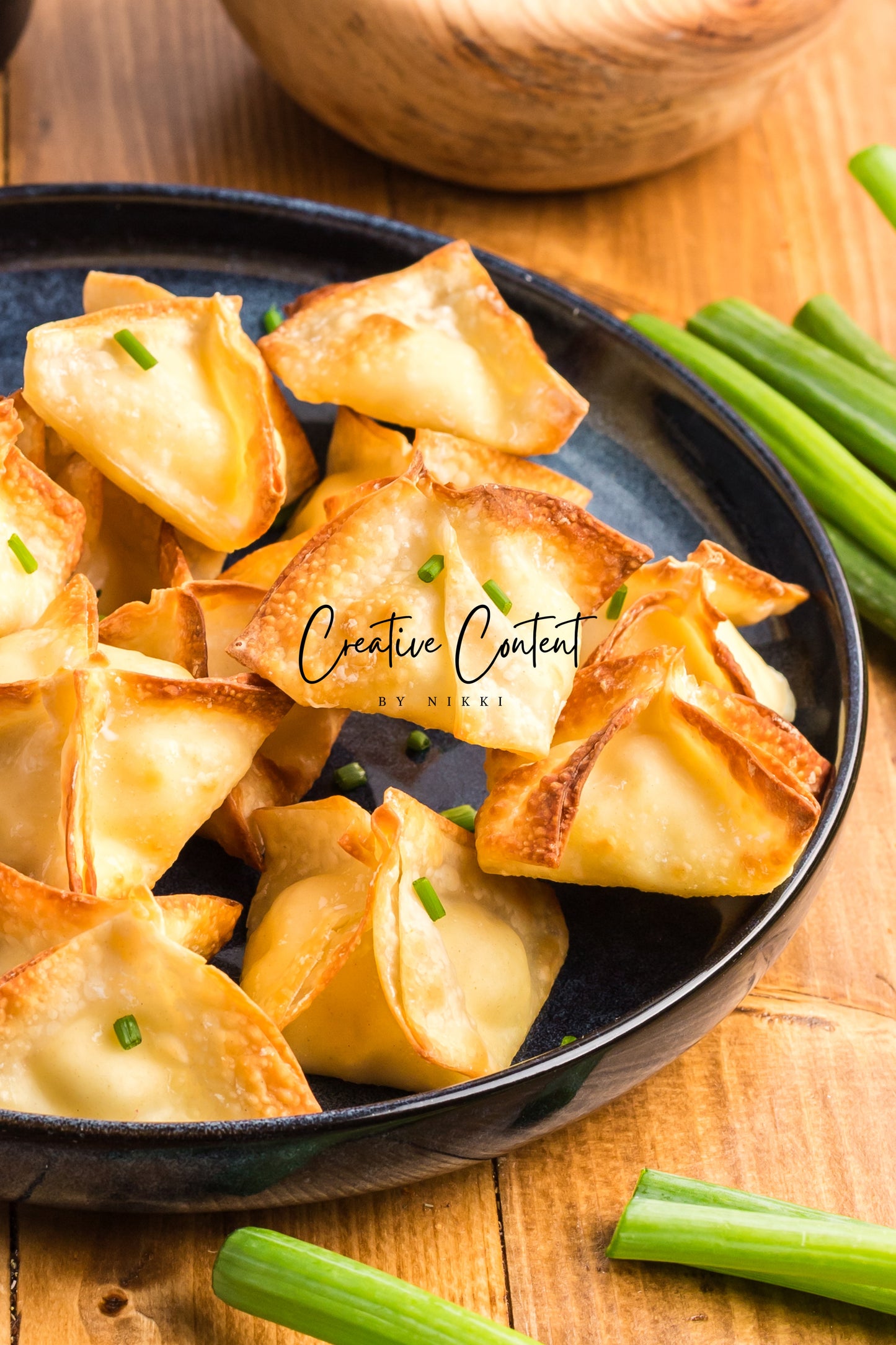 Air Fryer Cream Cheese Wontons + Sweet N Sour Sauce - Set 2 of 2