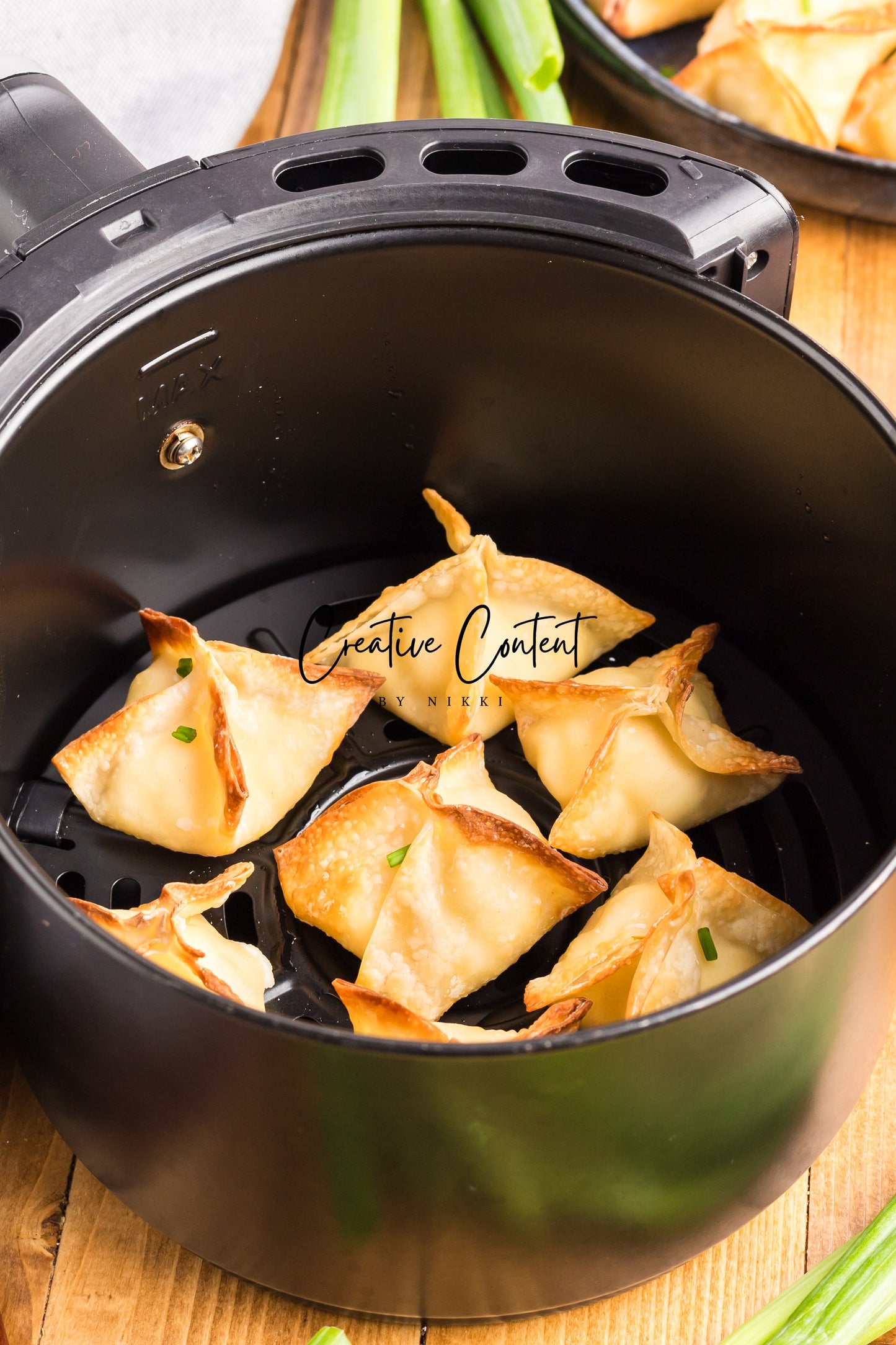 Air Fryer Cream Cheese Wontons + Sweet N Sour Sauce - Set 2 of 2
