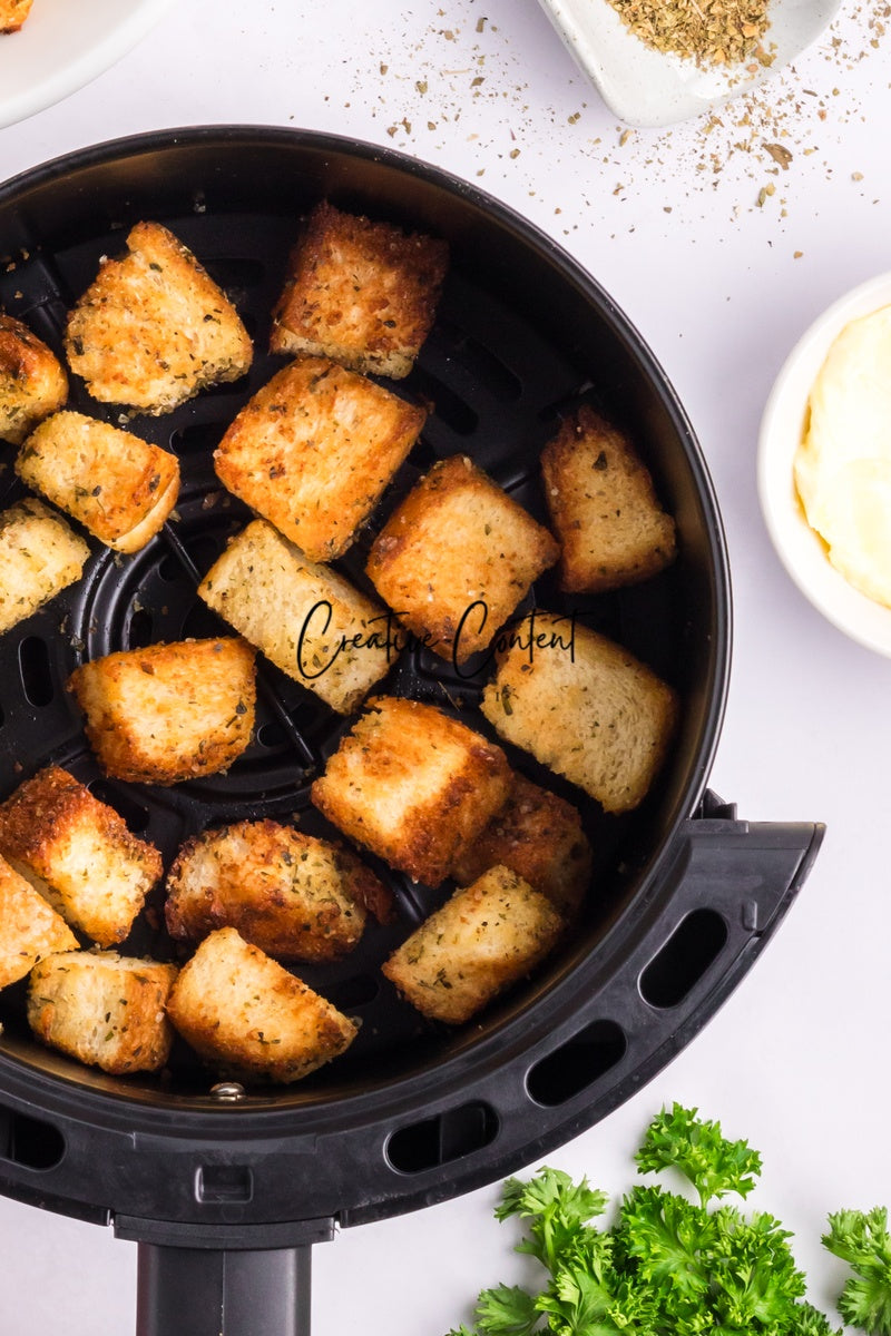 Air Fryer Croutons - (30 hero shots)