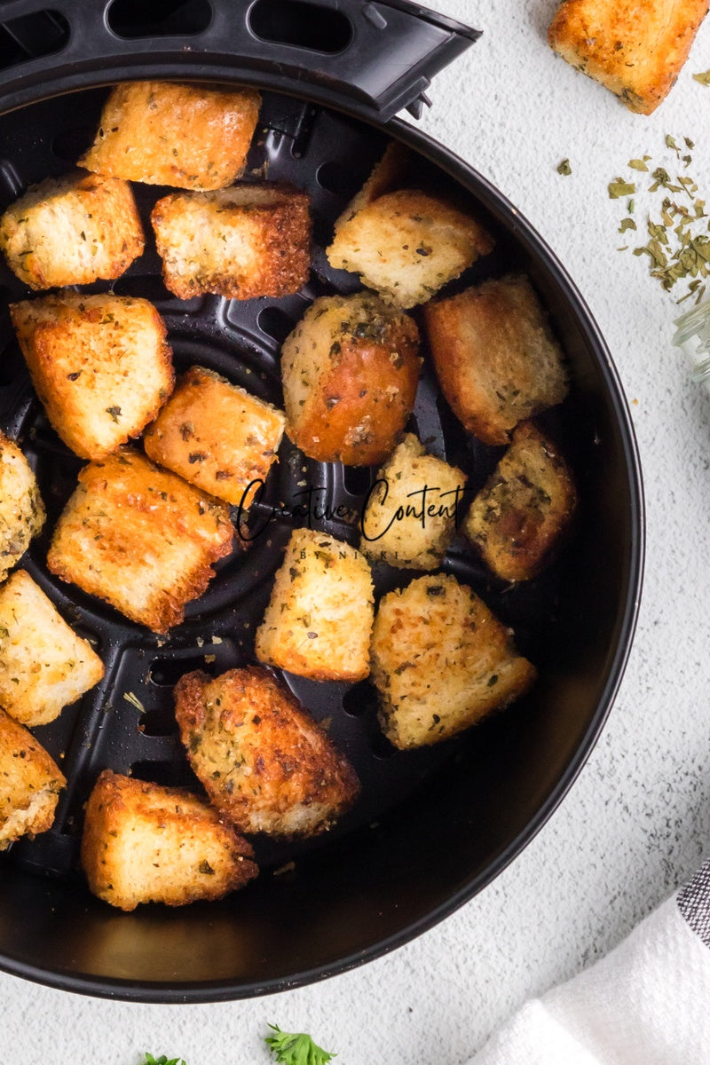 Air Fryer Croutons - (30 hero shots)