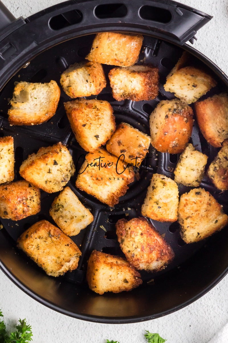 Air Fryer Croutons - (30 hero shots)