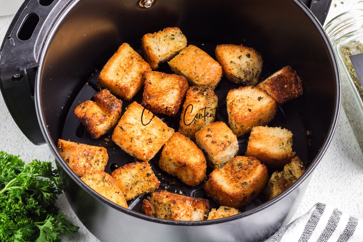 Air Fryer Croutons - (30 hero shots)