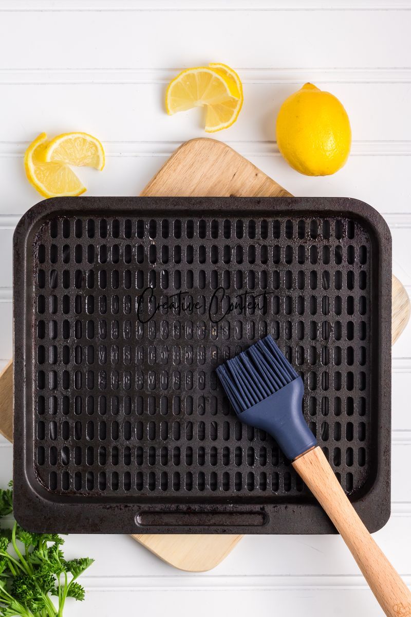 Air Fryer Frozen Salmon - Exclusive (only air fryer trays shown / no air fryer)