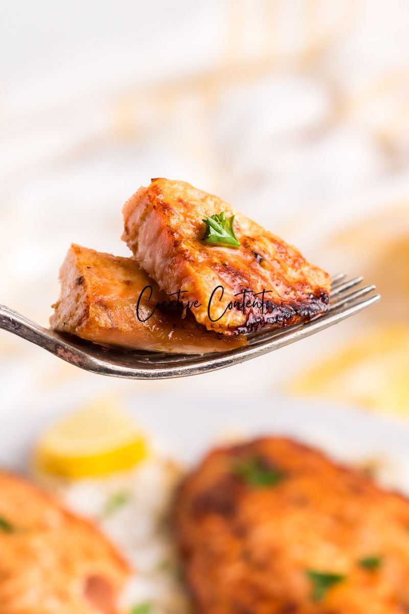 Air Fryer Frozen Salmon - Exclusive (only air fryer trays shown / no air fryer)