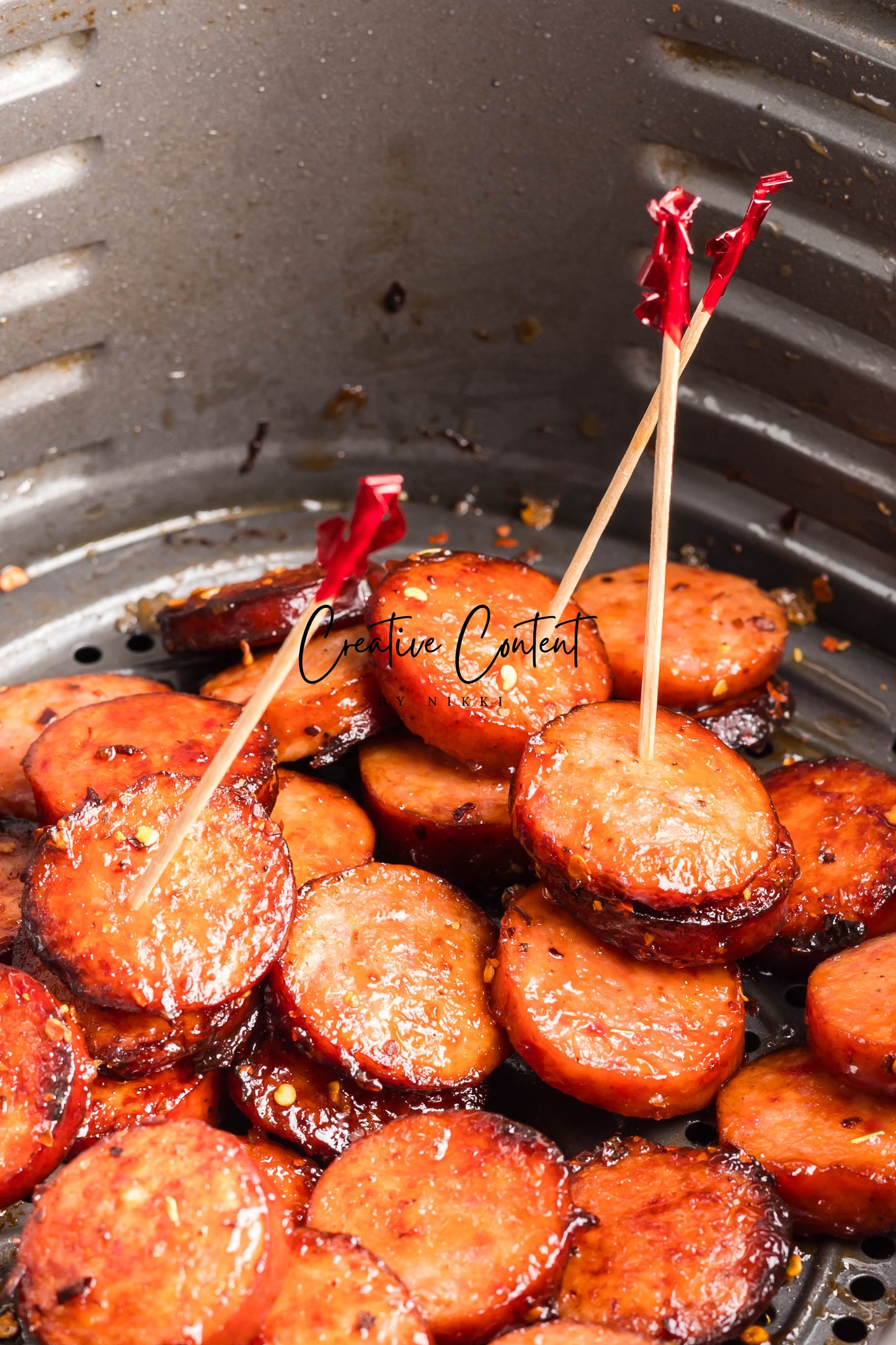 Air Fryer Kielbasa + Creamy Mustard Sauce - Set 2 of 2